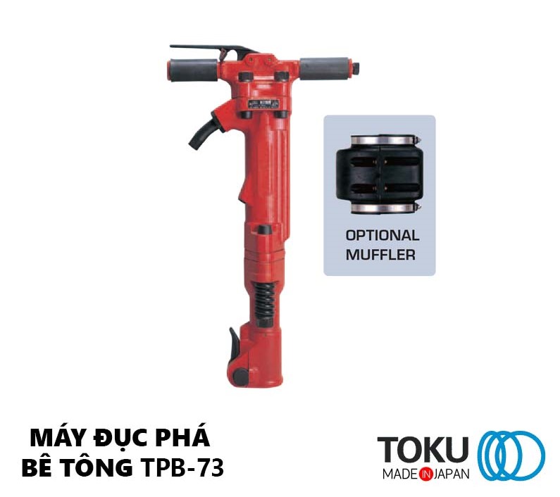 Máy Đục Phá Bê Tông Khí Nén Toku TPB-73