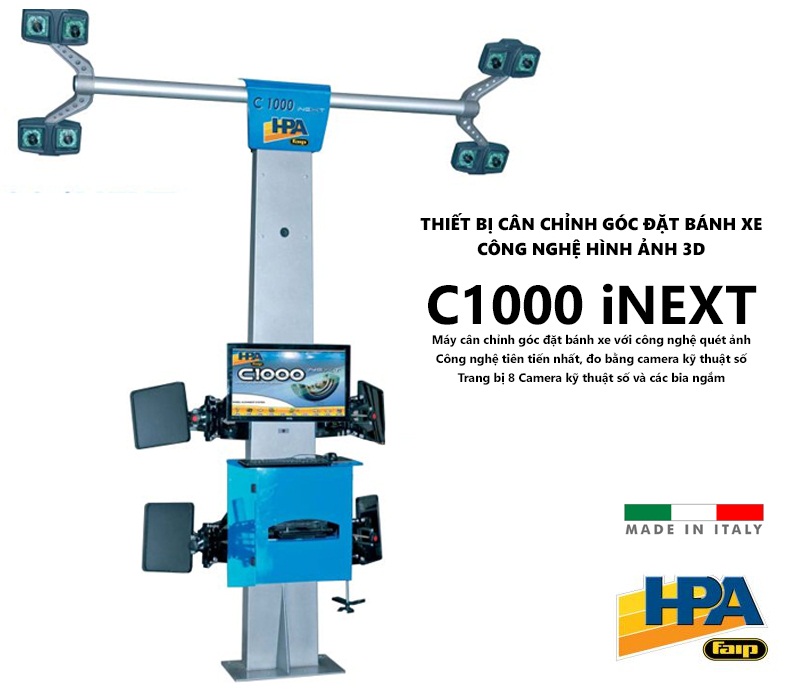 Thiết bị cân chỉnh góc lái c100 Inext