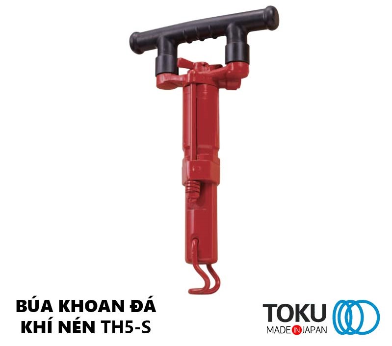 Búa Khoan Phá Đá Bê Tông Dùng Hơi Khí Nén Toku TH5-S