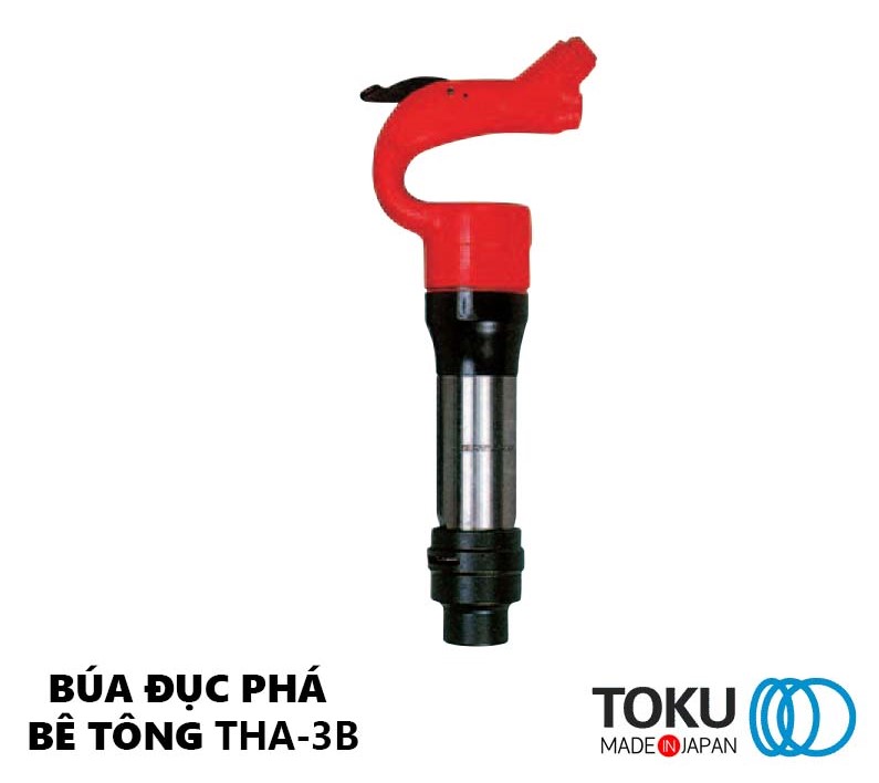 Búa Đục Bê Tông Khí Nén Toku Nhật Bản THA-3B
