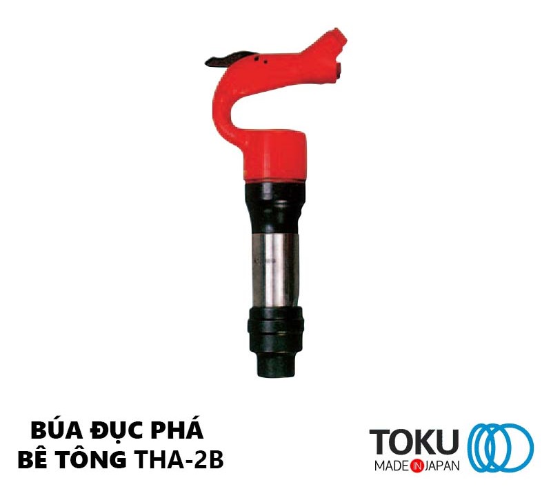 Búa Đục Bê Tông Dùng Khí Nén Toku Japan THA-2B