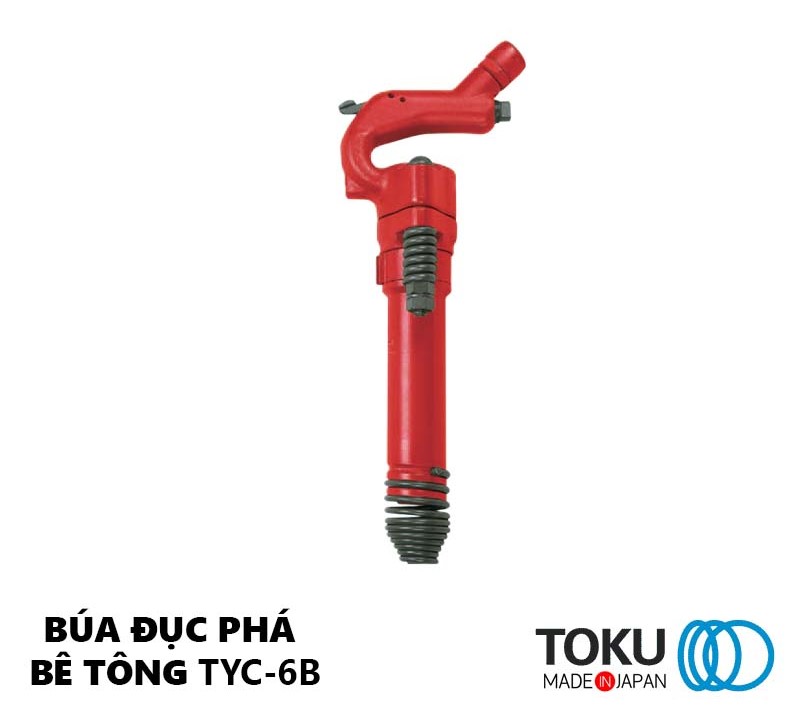 Búa Đục Bê Tông Khí Nén Toku Nhật Bản TYC-6B