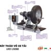 Máy ra vỏ lốp xe tải Leo