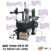 Máy ra vào lốp xe du lịch tự động LEO l8096