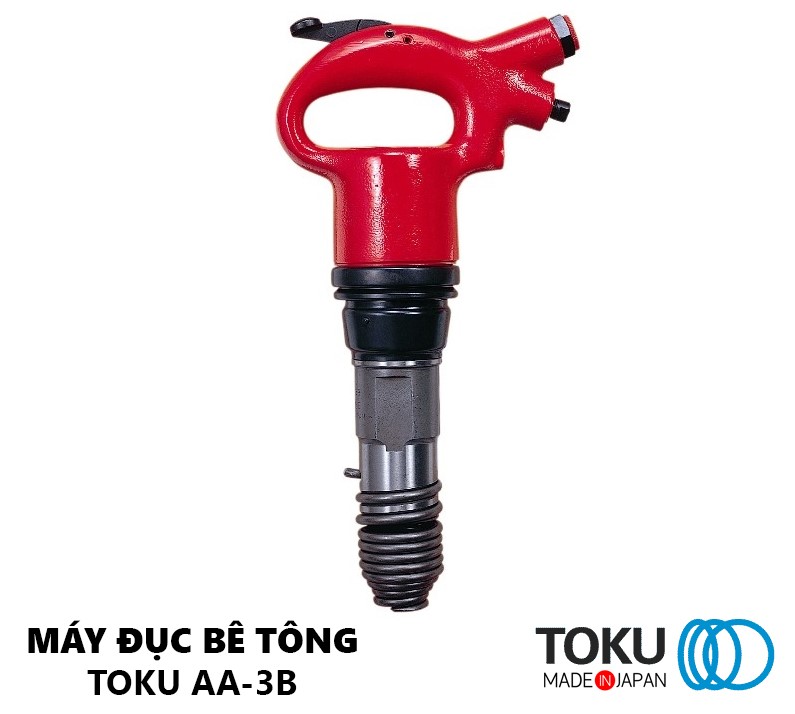 Máy Đục Bê Tông Khí Nén Toku AA-3B Nhật Bản