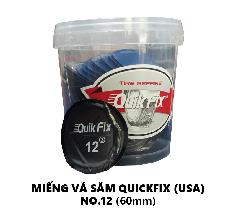 Miếng Vá Săm Lốp Ô Tô, Xe Máy No12 60mm Tech Quikfix Usa