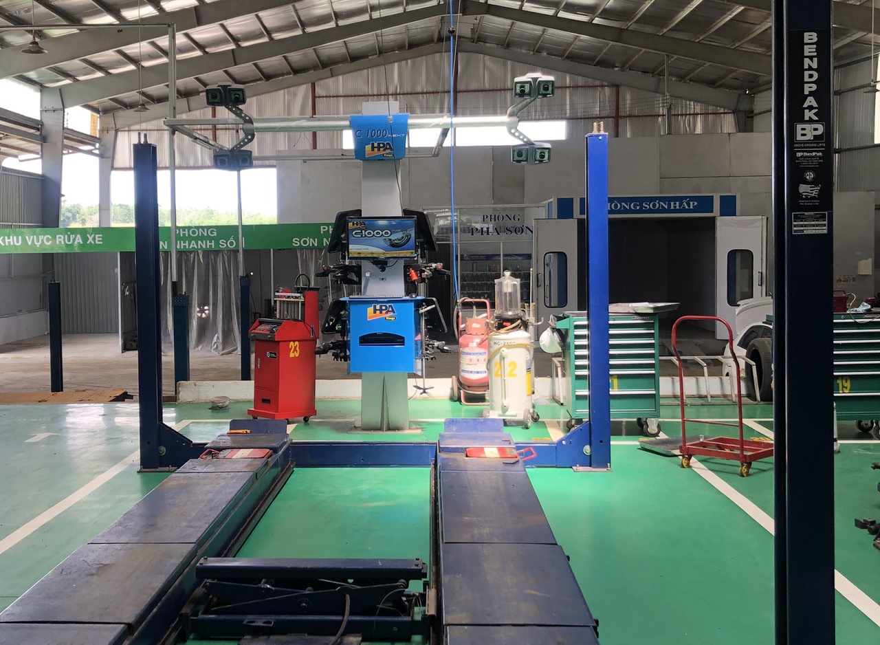 Máy cân chỉnh thước lái bánh xe