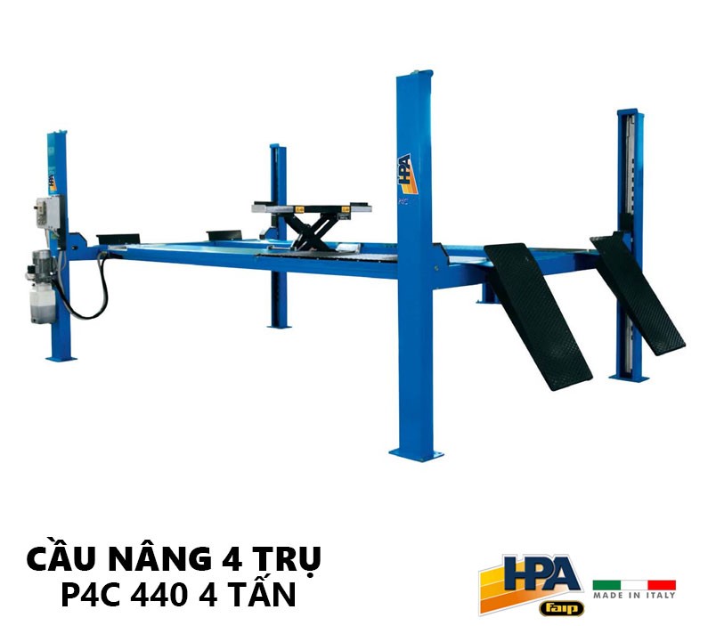 Cầu Nâng 4 Trụ 4 Tấn HPA P4C 440 Italy