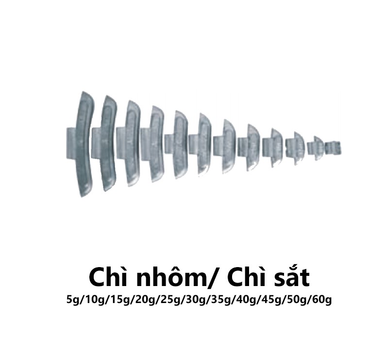Chì nhôm sắt đóng cân bằng động bánh xe