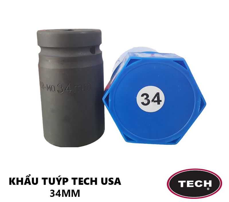 Khẩu Tuýp Mở Ốc 1" Tech USA 34mm