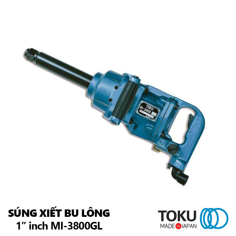 MI-3800GL Súng Vặn Bu Lông Khí Nén 1" Toku Japan