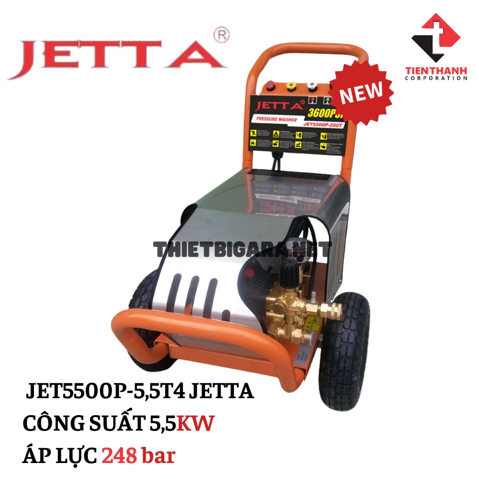 Máy Rửa Xe Cao Áp Jetta JET5500P-5,5T4