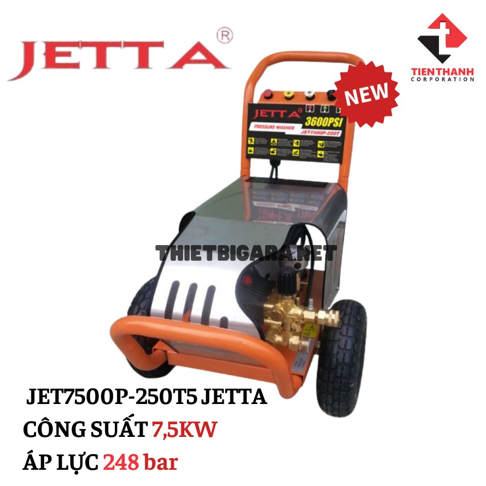 Máy Rửa Xe Cao Áp Jetta JET7500P-250T5