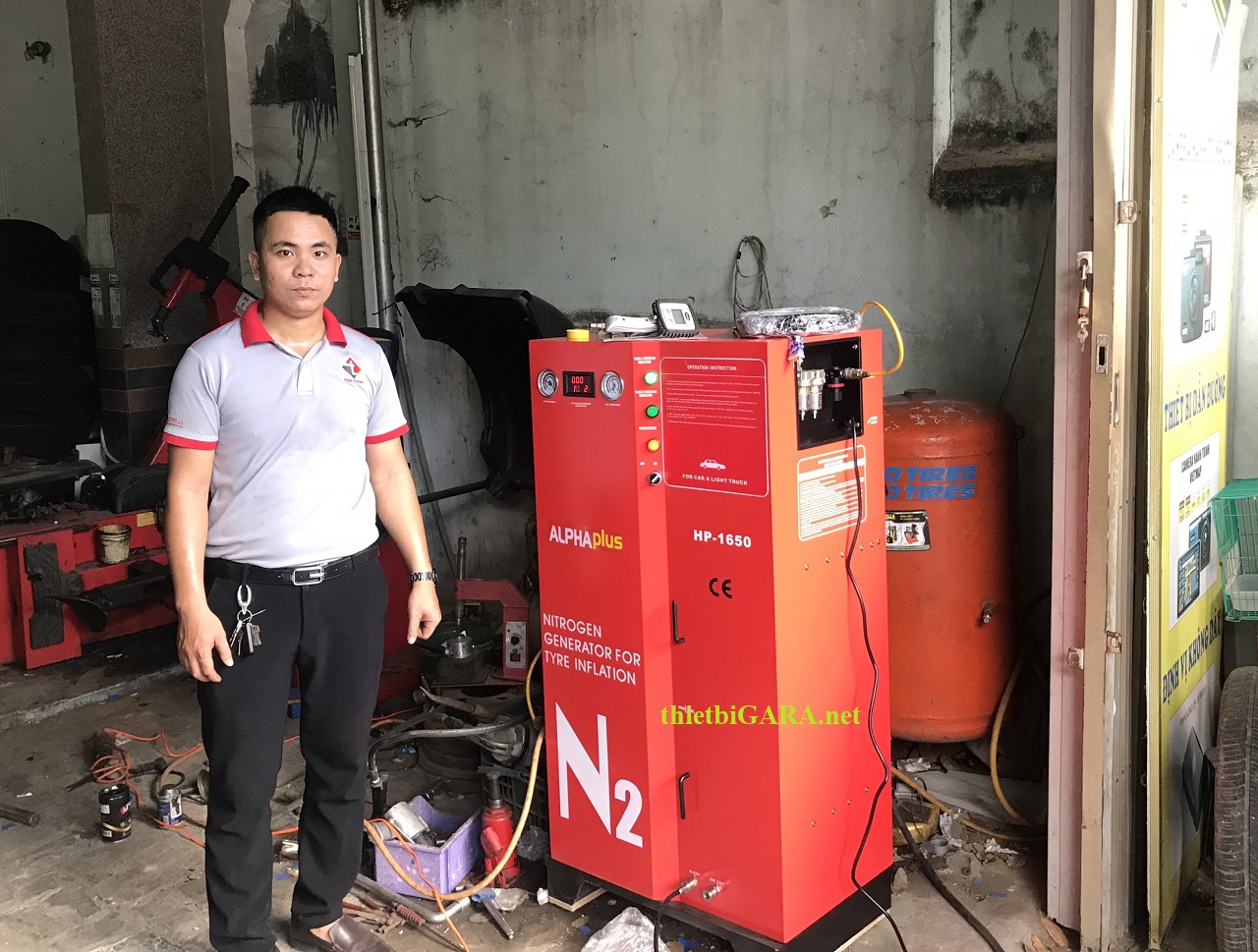 Máy lọc bơm khí ni tơ Hp-1650 Alphaplus