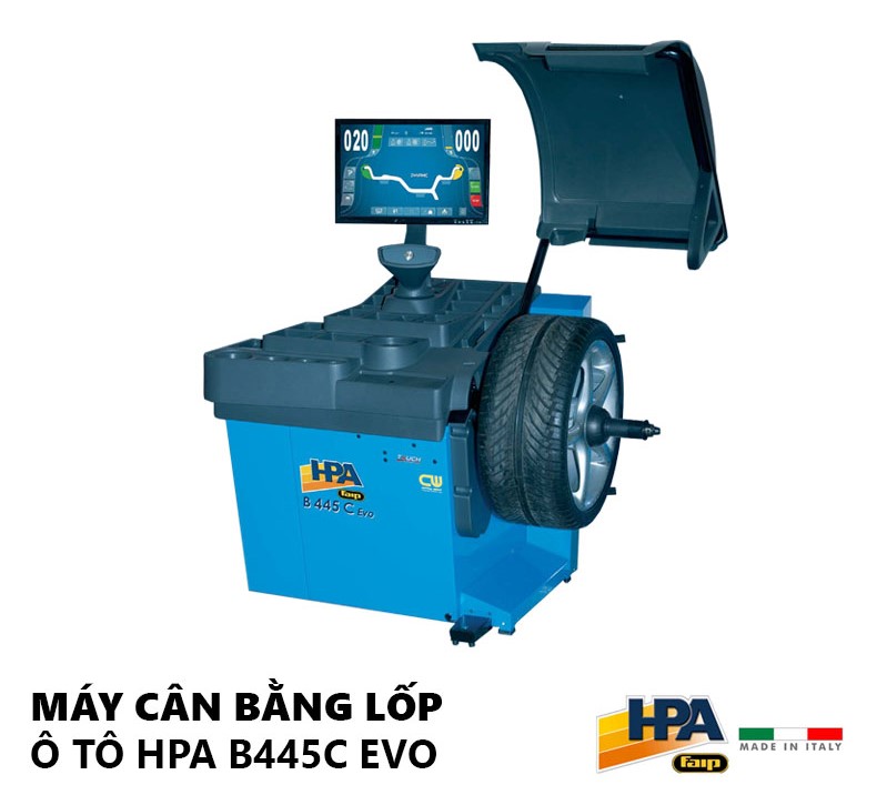 Máy Cân Bằng Động Lốp Du Lịch HPA B445C Evo Italy