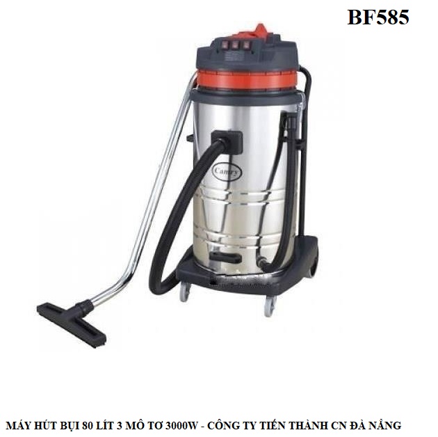 Máy Hút Bụi Nước Công Nghiệp 3 Mô Tơ Khô Và Ướt 80 Lít