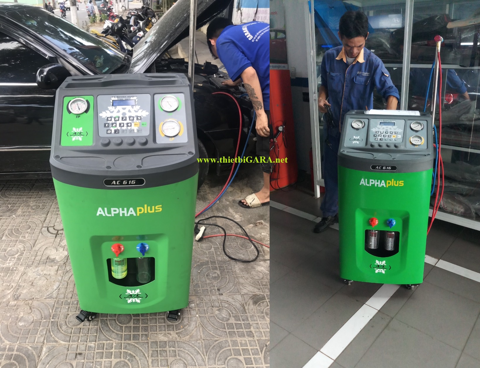 Máy nạp hút ga lạnh điều hoà Alpha plus