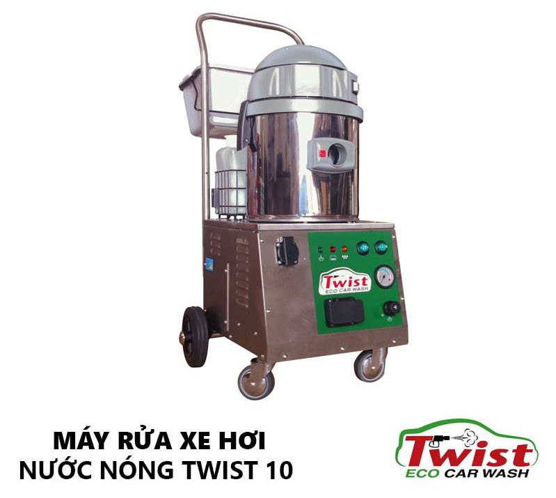 Máy Rửa Xe Hơi Nước Nóng Eco Car Wash Twist 10 Italy
