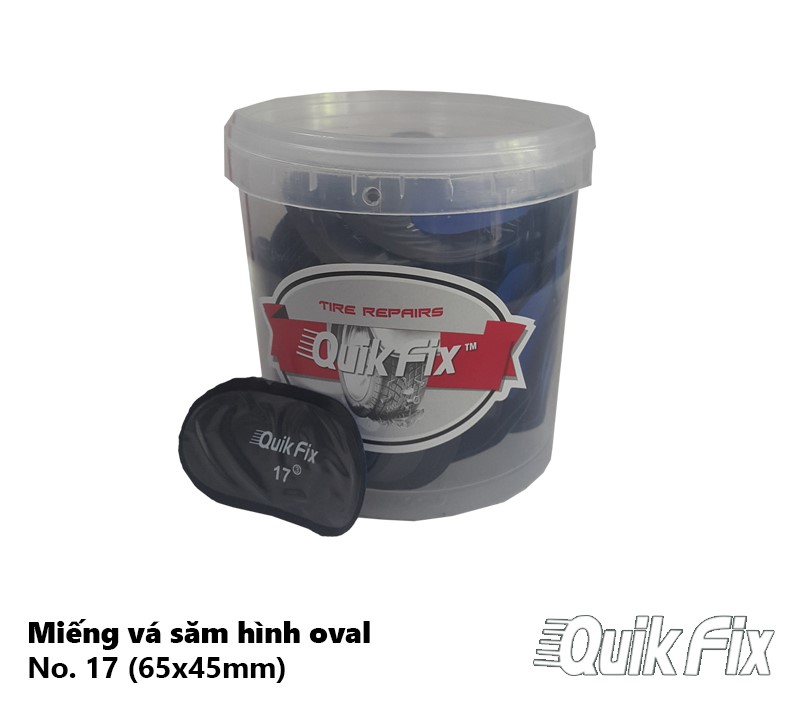 Miếng Vá Săm Lốp No17 Hình Oval 65x45mm  Usa