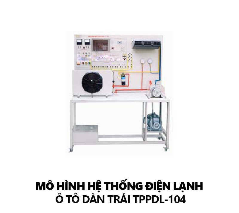 Mô Hình Hệ Thống Điện Lạnh Ô Tô Dàn Trải TPPDL-104