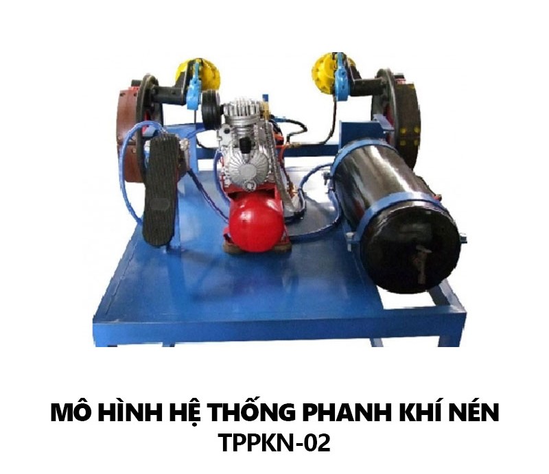 Mô Hình Hệ Thống Phanh Khí Nén Ô Tô TPPKN-02