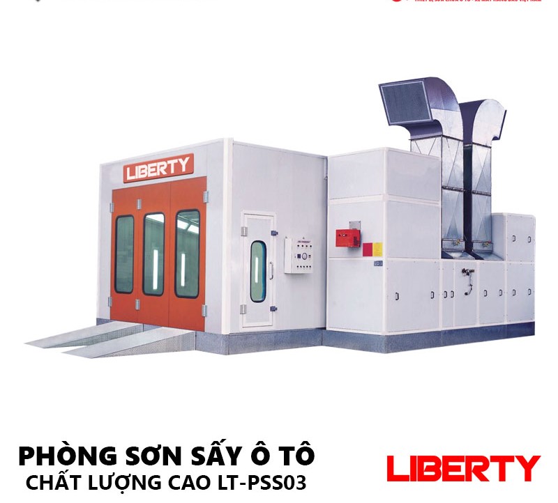 phòng sơn sấy ô tô liberty