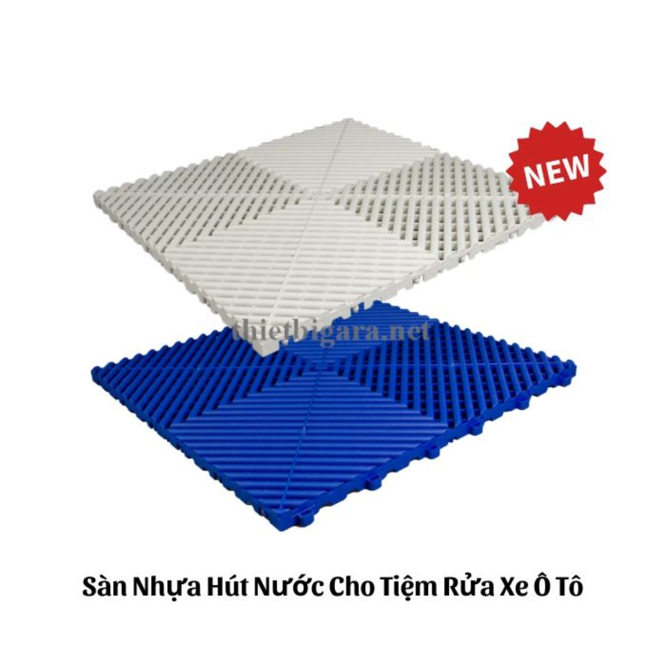 Sàn nhựa hút nước cho tiệm rửa xe ô tô