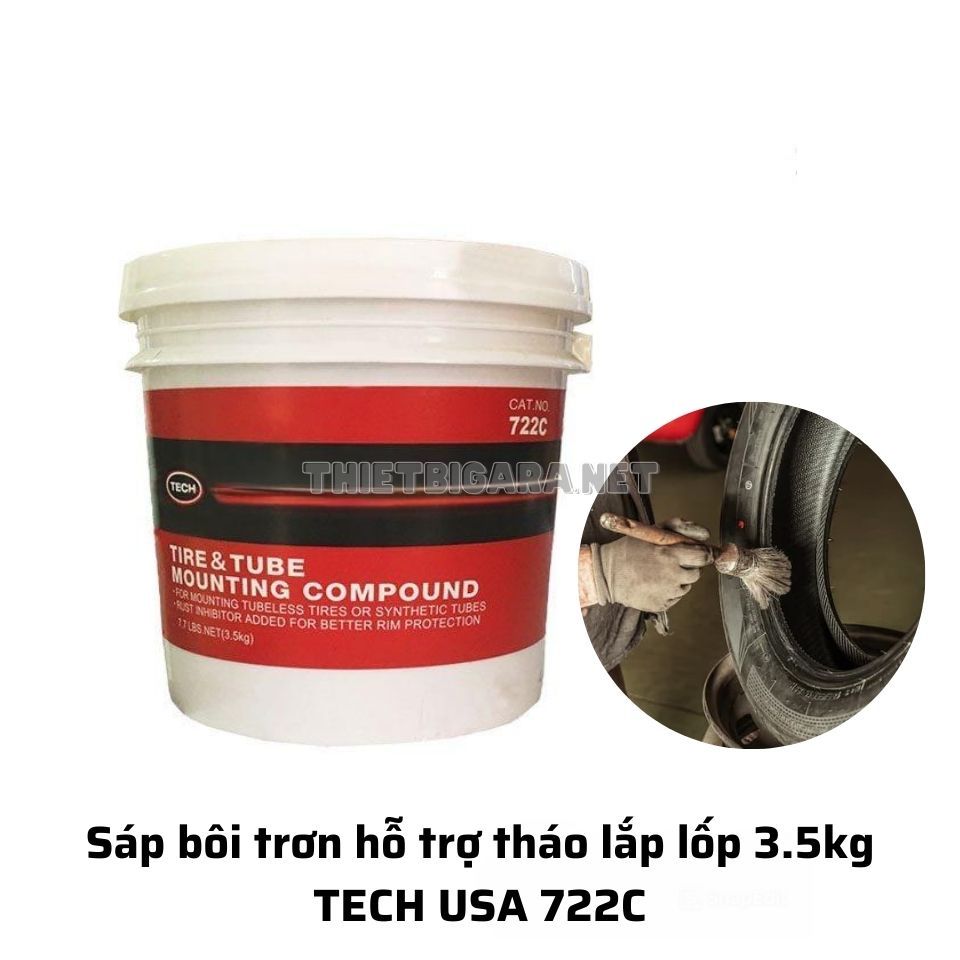 Sáp Bôi Trơn Hỗ Trợ Tháo Lắp Lốp Loại 3,5kg Tech USA 722C