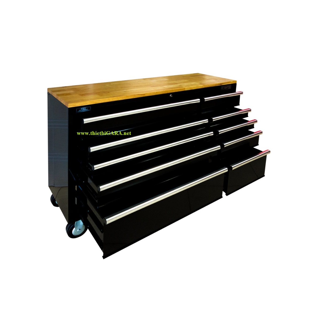 Tủ 10 ngăn Csps mặt gổ 1