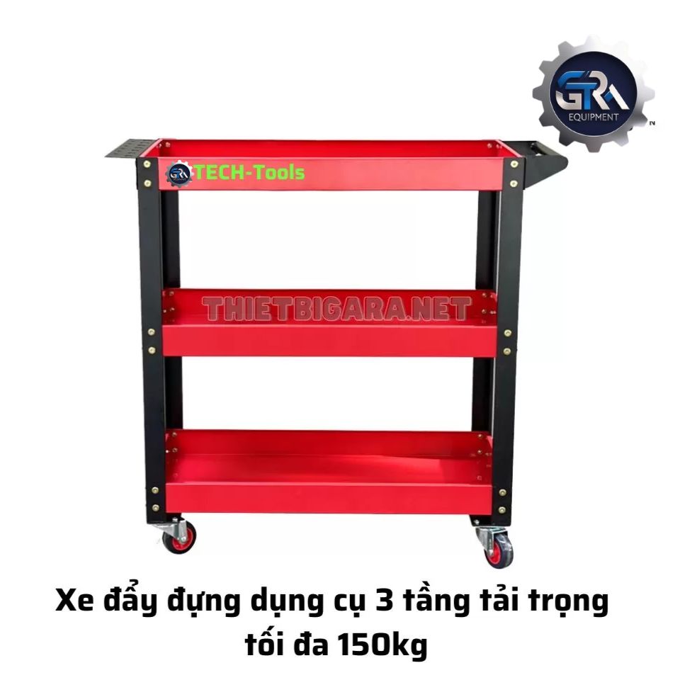 Xe Đẩy Đựng Dụng Cụ 3 Tầng Tech-Tools