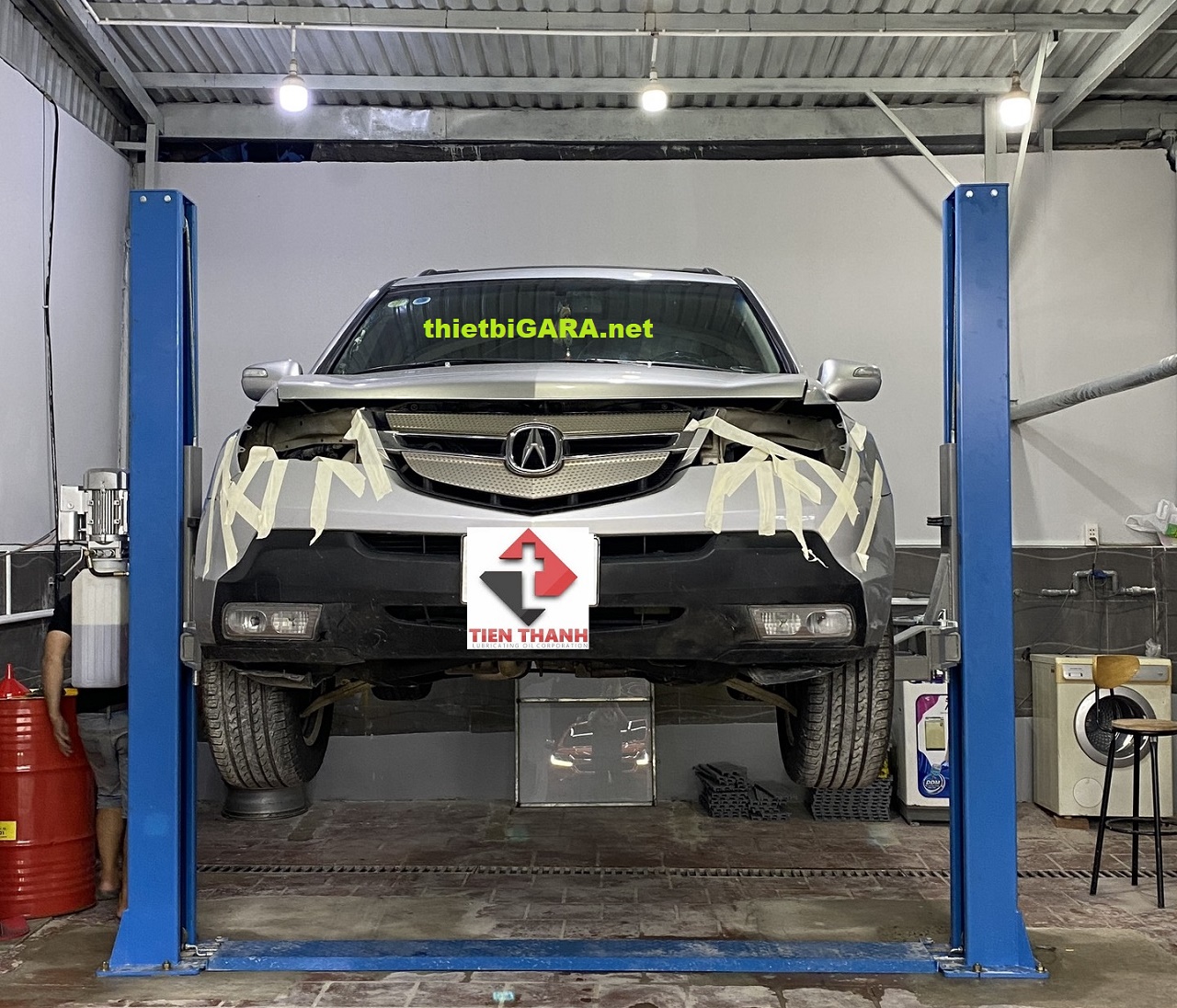 Cầu nâng giằng dưới 4 tấn