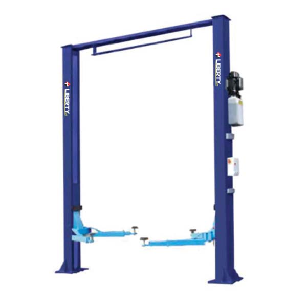 Cầu nâng 2 trụ giằng trên