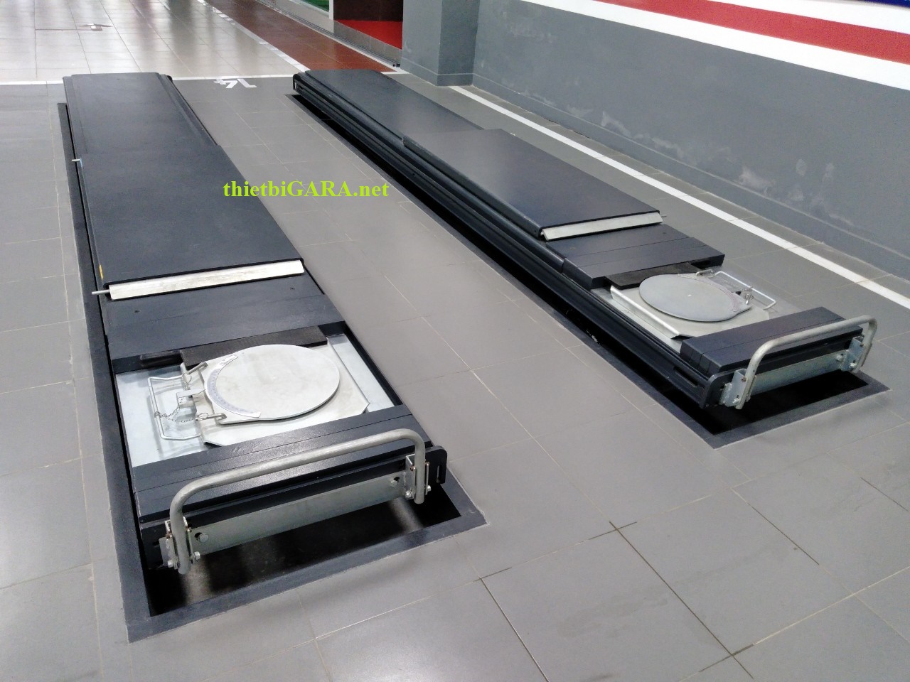 Cầu nâng cân chỉnh độ chụm bánh xe HPA Italy