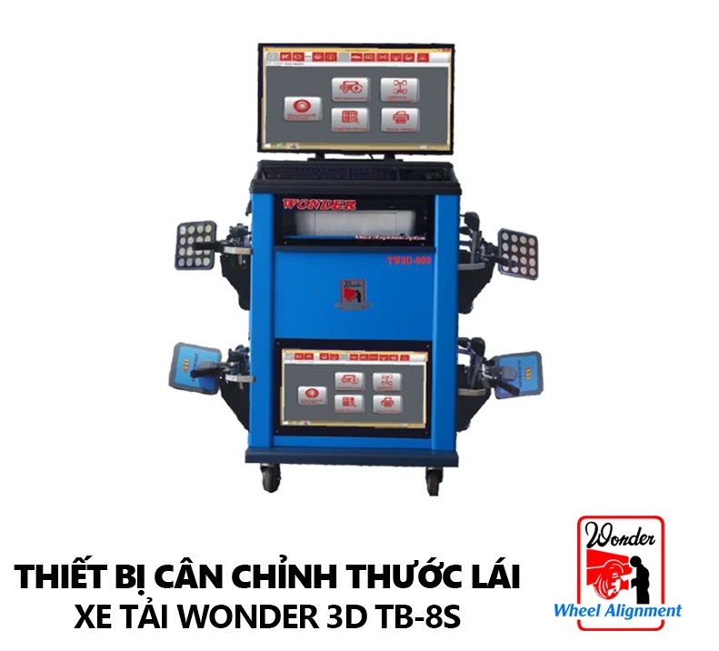 Thiết bị cân chỉnh thước lái xe tải
