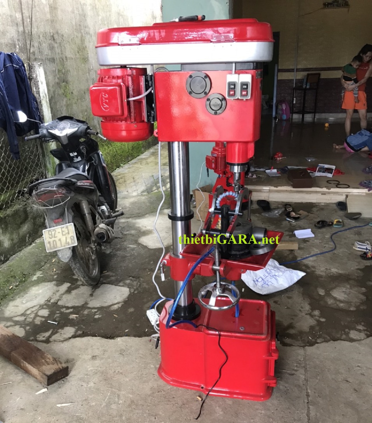 Máy đánh bóng xy lanh xe máy tại Đà Nẵng