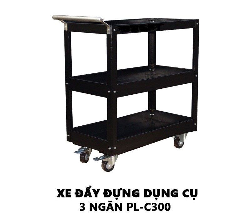 Xe đẩy đựng cụ 3 ngăn