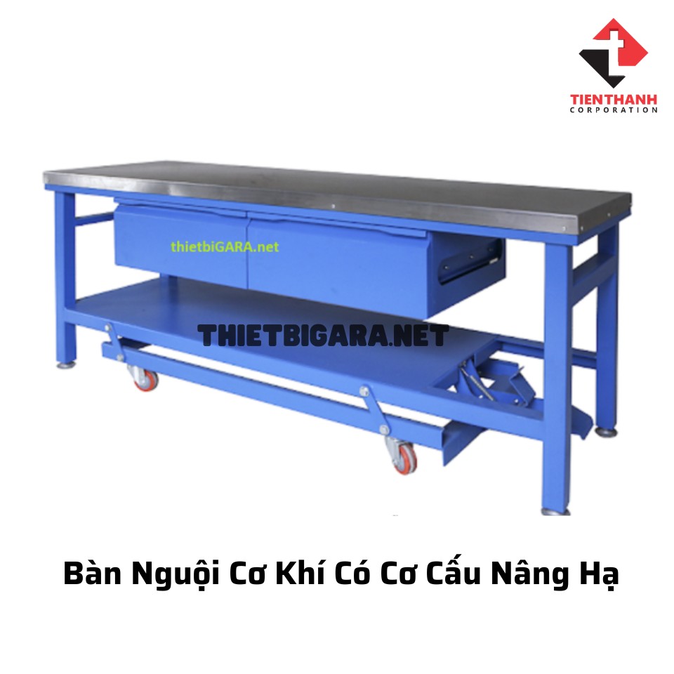 Bàn Nguội Cơ Khí Có Cơ Cấu Nâng Hạ