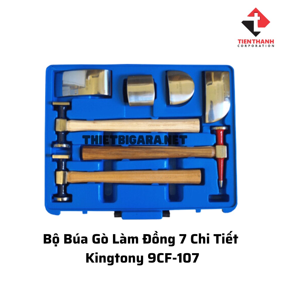 Bộ Búa Gò Làm Đồng 7 Chi Tiết Kingtony 9CF-107