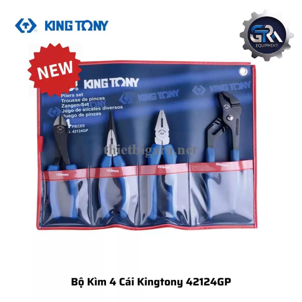 Bộ Kìm 4 Cái Kingtony 42124GP
