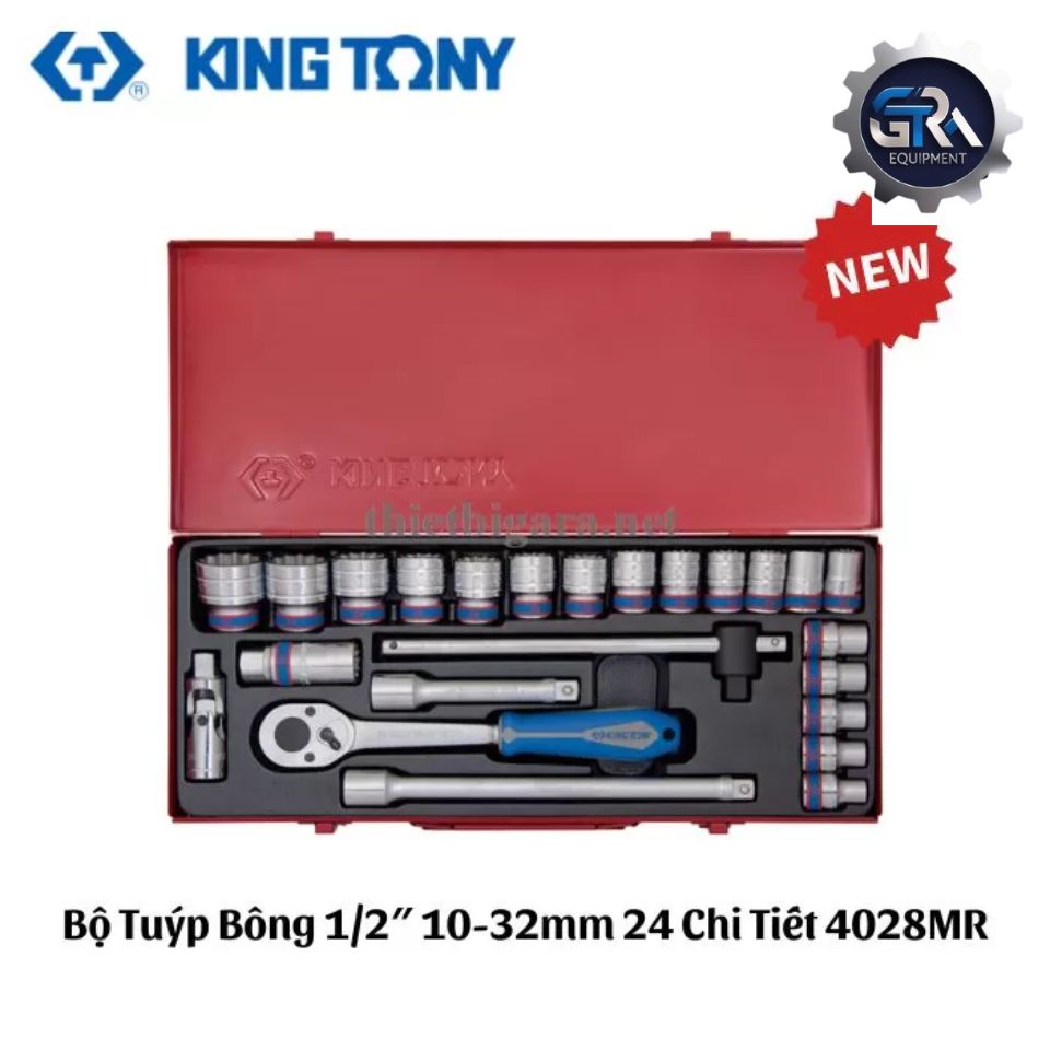 Bộ Tuýp Bông 1/2" 10-32mm 24 Chi Tiết 4028MR