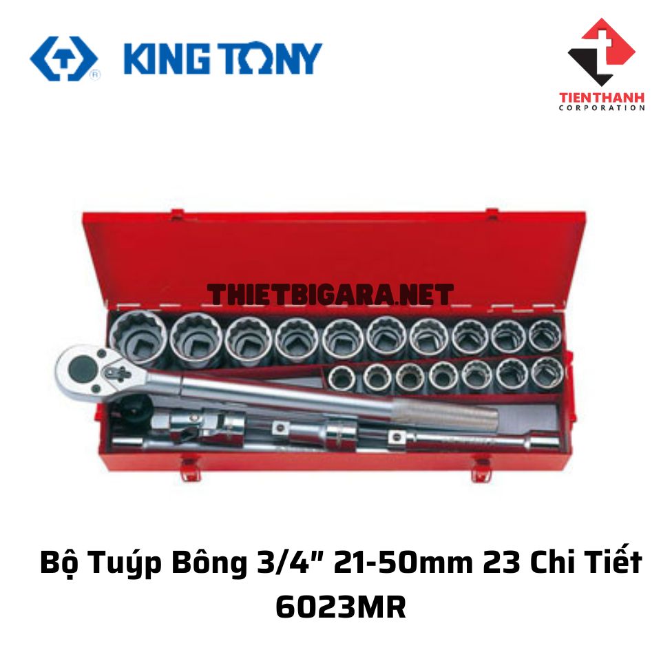 Bộ Tuýp Bông 3/4″ 21-50mm 23 Chi Tiết 6023MR