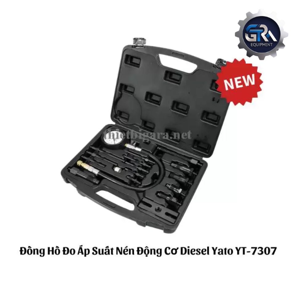 Đồng Hồ Đo Áp Suất Nén Động Cơ Diesel Yato YT-7307