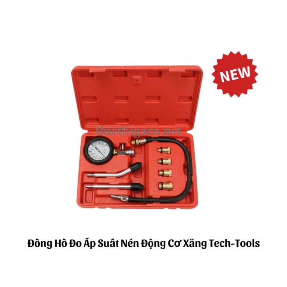 Đồng Hồ Đo Áp Suất Nén Động Cơ Xăng Tech-Tools