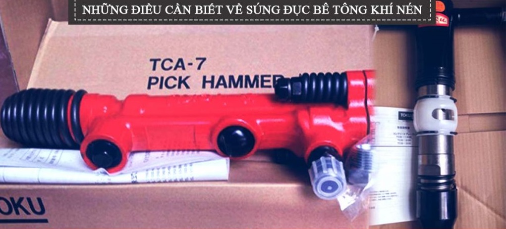 Súng đục bê tông khí nén toku