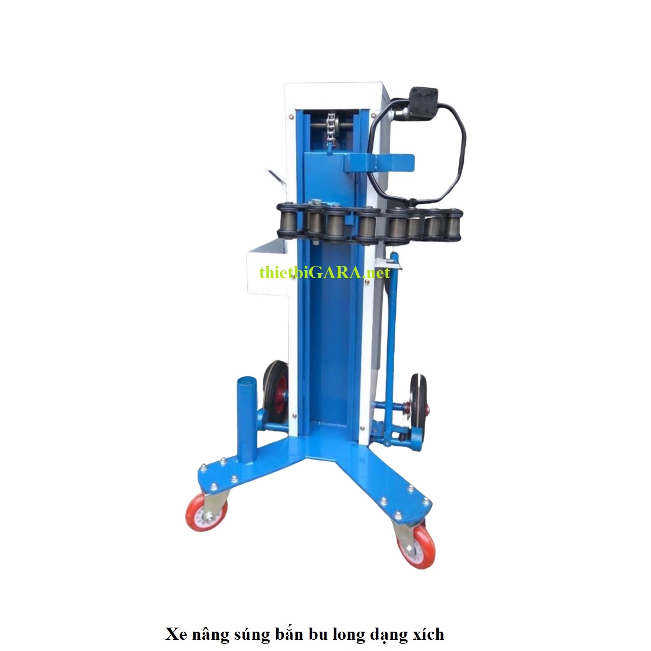 Xe Nâng Súng Hổ Trợ Tháo Lốp Loại Xích