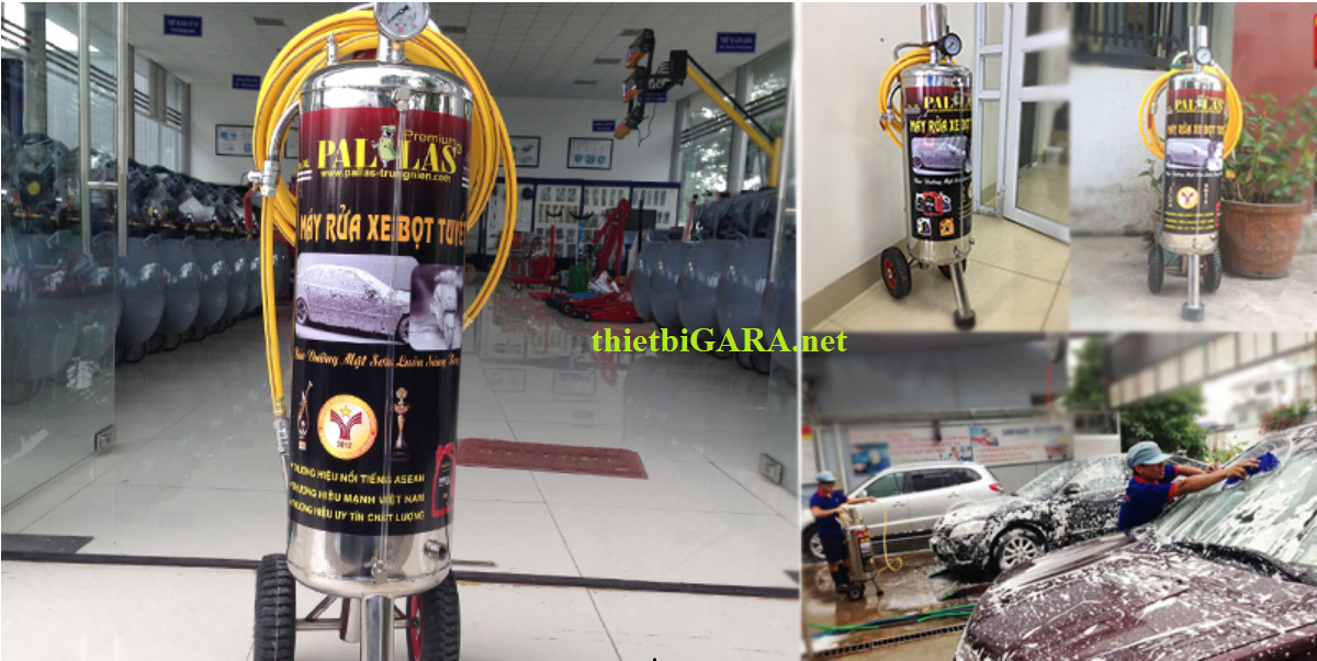 Bình bọt tuyết rửa xe Palas Đà Nẵng