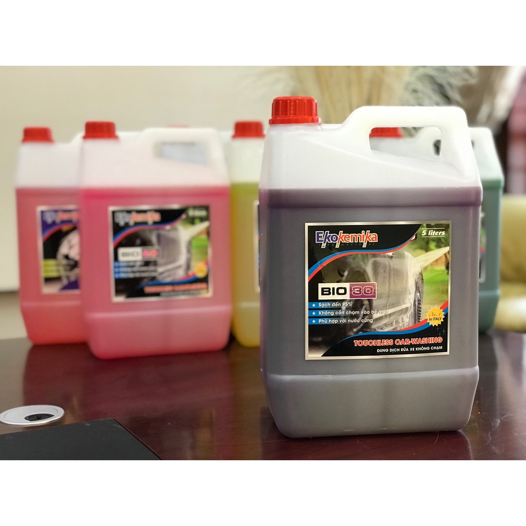 Dung Dịch Rửa Xe Không Chạm Bio30 Can 5 Lít