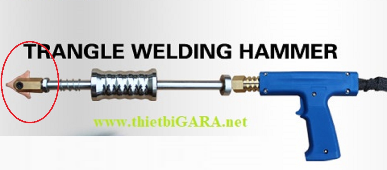 Lá đồng tam giác đầu rút tôn của máy hàn