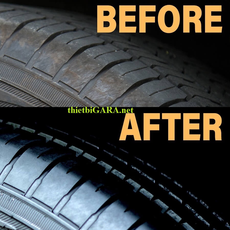 dung dịch dưỡng bóng lốp xe Black rill Đà Nẵng