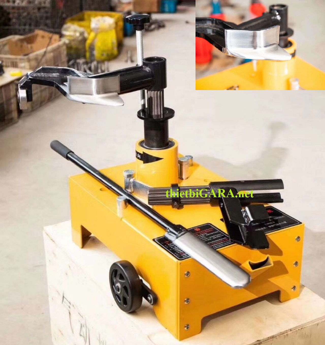 Máy tháo lốp ko ruột đặt nằm